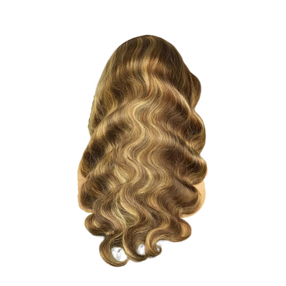 13*4 golden highlight wig